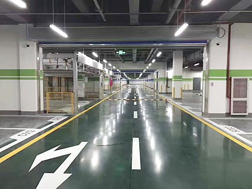 地下停車場混凝土彩色密封固化劑耐磨地面 地下停車場混凝土彩色密封固化劑耐磨地面